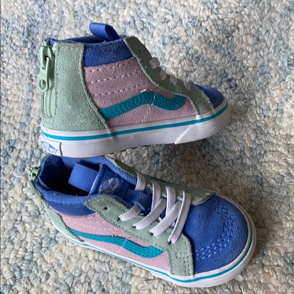 vans pastel high tops